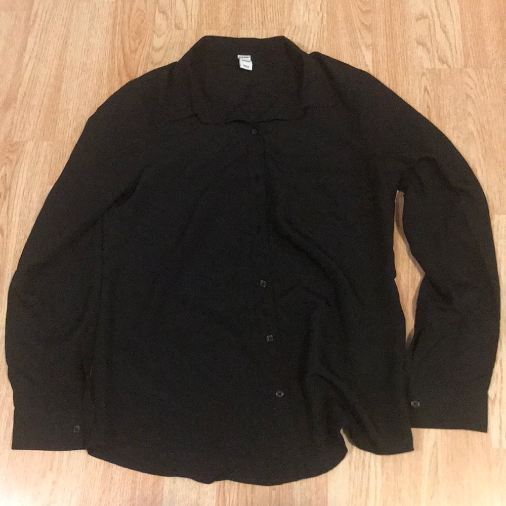 Black button up